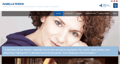Desktop Screenshot of isabelle-perrin.eu