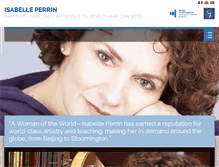 Tablet Screenshot of isabelle-perrin.eu